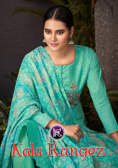 Kala Rangez Fancy Cottom Summer Wear Salwar Kameez Collection